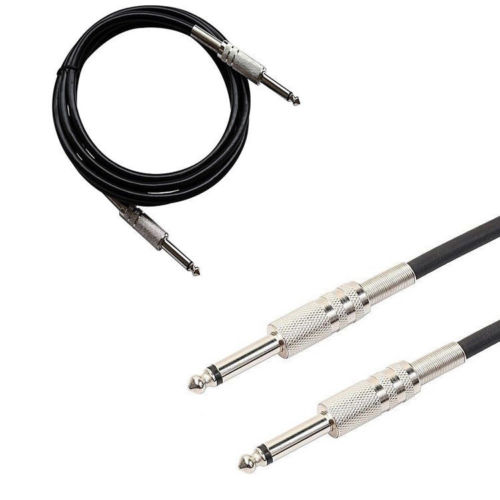 Speaker Guitar Amp  MONO 1/4 inch Jack to Jack Audio CABLE 6.35 to 6.35mm 3M