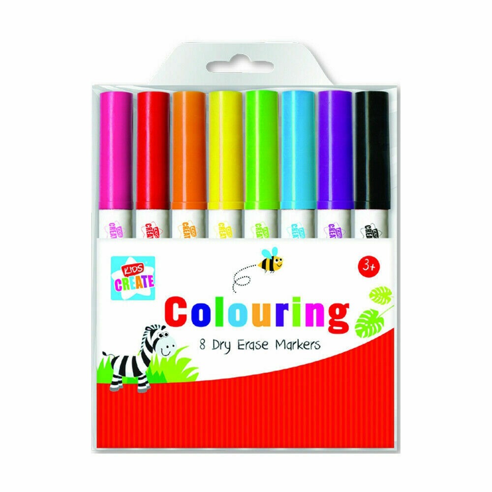 Washable Markers 8 Colours Drawing Art Pens Designed School