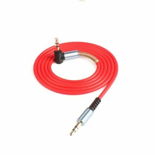 1M 3.5mm Jack Male to Male 90 Degree Right Angle TV MP3 Audio Car AUX Cord Cable